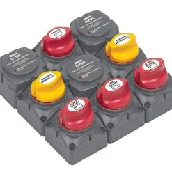 BEP Marine BEP Battery Distribution Cluster For Triple Outboard Engine With Four Battery Banks