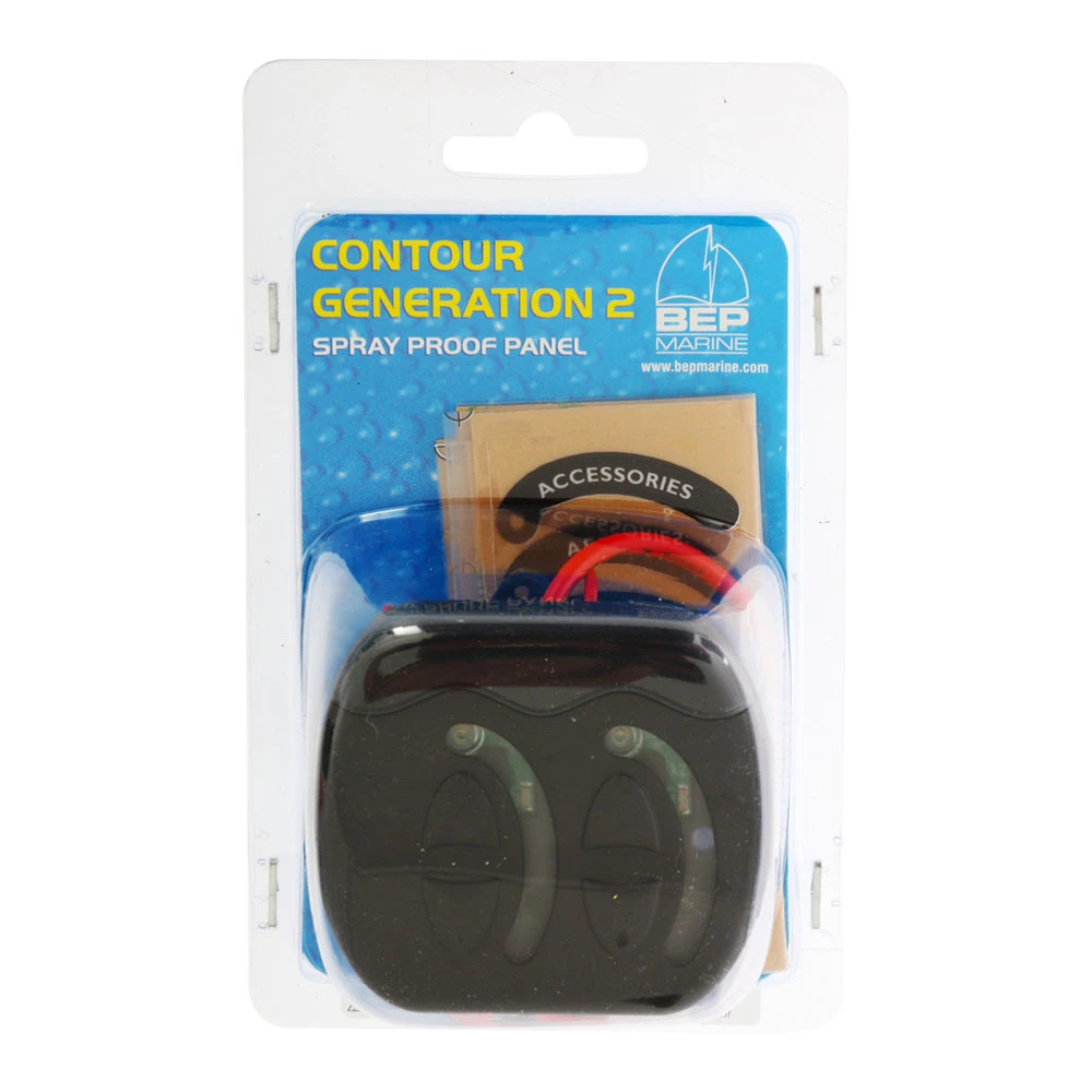 BEP Marine BEP CG2-2W-F Contour Gen II Spray Proof 2 Way Switch Panel 1 BEP Marine BEP CG2-2W-F Contour Gen II Spray Proof 2 Way Switch Panel