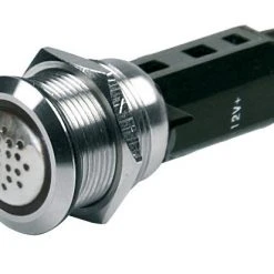 BEP Marine BEP 12V Buzzer And Red Warning Light Stainless Steel - Bulk