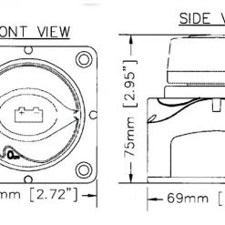 BEP Marine Mini Battery Selector Switch
