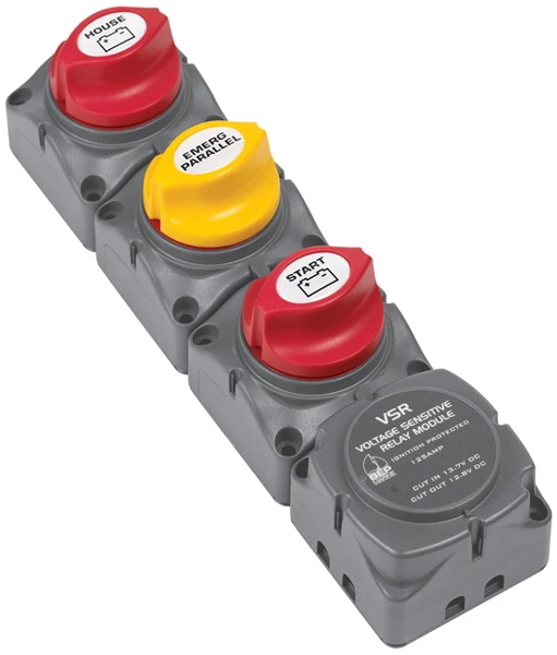 BEP Marine BEP Dual Battery Switches With DVSR 1 BEP Marine BEP Dual Battery Switches With DVSR