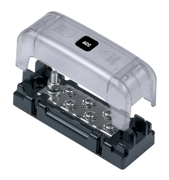 BEP Marine BEP ATC 6-Way Bus Bar With 5mm Input Stud 1 BEP Marine BEP ATC 6-Way Bus Bar With 5mm Input Stud