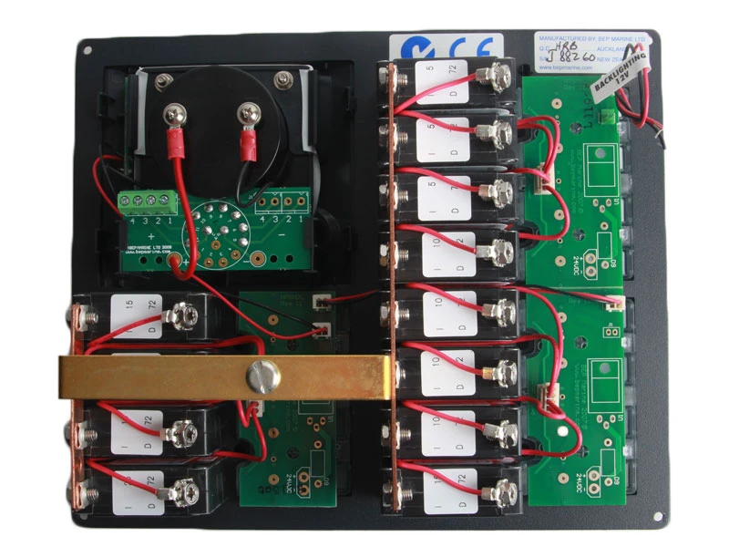 BEP Marine BEP 902-AM Marine 12-Way Circuit Breaker Switch Panel 1 BEP Marine BEP 902-AM Marine 12-Way Circuit Breaker Switch Panel