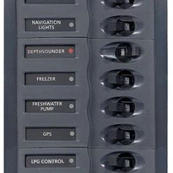 BEP Marine BEP DC Panel - 12-Way - No Meter - Vertical
