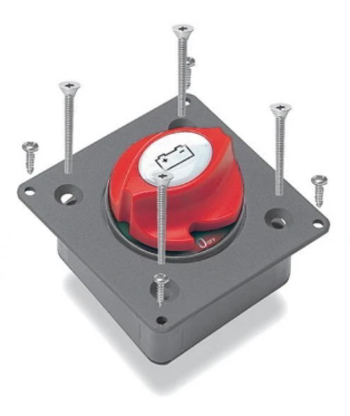 BEP Marine Single Recessed Battery Switch Mounting Plate 1 BEP Marine Single Recessed Battery Switch Mounting Plate