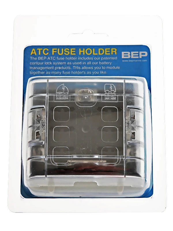 BEP Marine BEP ATC Six Way Fuse Holder And Screw Terminals With Cover And Link 2 BEP Marine BEP ATC Six Way Fuse Holder And Screw Terminals With Cover And Link - Image 2