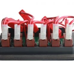 BEP Marine Waterproof 6 Way LED Switch Panel With Fuse