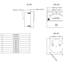 BEP Marine BEP AC Voltmeter