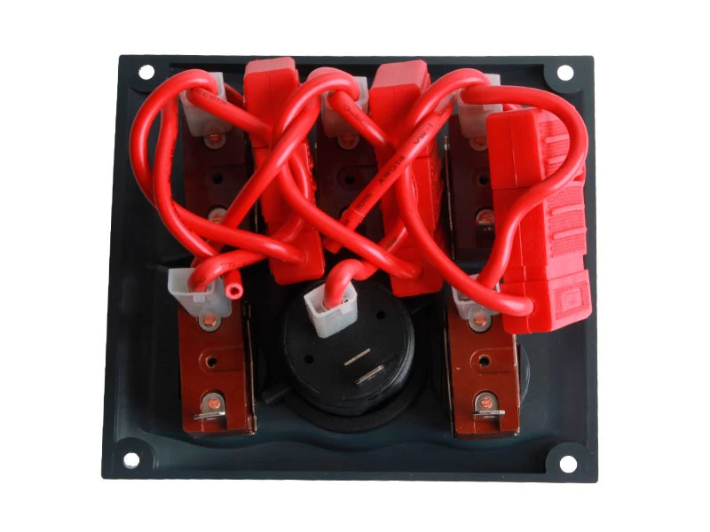 BEP Marine 900-5WPS 5-Way Switch Panel With Waterproof Socket 1 BEP Marine 900-5WPS 5-Way Switch Panel With Waterproof Socket